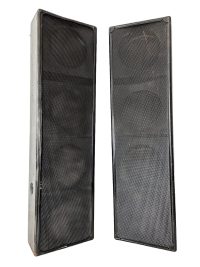 Vintage French Large Public Address Cased Case Outside Speaker Four Speakers Movie Prop Project Display Period Piece circa 1960-70's / EVE