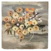 Vintage French Watercolour Painting Of Flowers On Cardboard Naive Style by  Josiane Wall Decor c1967 / EVE