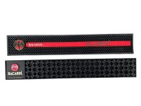 Vintage French Bacardi Rubber Bar Runner Drainer Drain Glass Stand Display Decor Pub c1990-00s / EVE