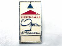 Vintage French Agriculture Horse Generali Open De France Prize Shield Plaque metal prize trophy wall decor display circa 1980-90's / EVE