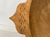 Alternative view of Vintage French Wood Wooden Reproduction Viking Food Dish Plate Table Centrepiece Decor Prop Vikings Re-enactment c1980-90's / EVE