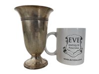 Alternative view of Vintage Goblet Cup French Silver Plated Calvados Goblets Shot Beaker Cups Drinking Barware circa 1930-40's / EVE