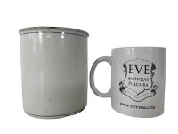 Alternative view of Vintage Austrian Cafe Coffee Enamel Canister Decor Kitchen Food Storage Tin circa 1940-50's / EVE