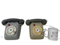 Alternative view of Vintage French Toy Phone Telephone Handset Battery Small Child Size c1960-70's / EVE