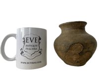 Alternative view of Ancient European Clay Pottery Jug Pitcher Pourer Ornament Decor Design Display Collector / EVE