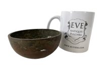 Alternative view of Ancient European Bronze Metal Bowl Dish Catch-All Ornament Decor Design Display Collector / EVE