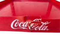 Alternative view of Vintage French Coca Cola Shop Shelving Drinks Bottle Display Unit Storage Plastic Red White Stand Shop Commercial Shelf c1990-2000's / EVE
