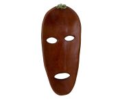 Alternative view of Vintage African Large Wooden Face Mask Ornament Wall Decor Statue Tribal Art Prop Display c1970-80's / EVE