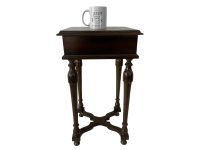 Alternative view of Vintage French Wooden Small Nightstand Sideboard Bedside Cabinet Rest Cupboard Small Storage Unit Wood Display c1970-80's / EVE