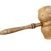 Vintage French Gavel Hammer Club Mallet Wooden Wood Sold Auction Tool c1970-80's / EVE