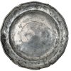 Antique French Pewter Grey Metal Circular Dinner Dish Plate Platter Decorative Table Wall circa 1880-1900's / EVE
