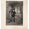 Antique English Print J J Jenkins Hopes And Fears The Return circa 1900-10's / EVE