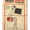 Vintage French Paris Flirt Number 402 10/10/1964 Adult Comic Newspaper Humour Fantasy Cartoons Romance Memorabilia Collector c1964-65 / EVE