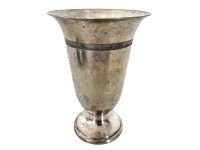 Vintage Goblet Cup French Silver Plated Calvados Goblets Shot Beaker Cups Drinking Barware circa 1930-40's / EVE