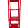 Vintage French Coca Cola Shop Shelving Drinks Bottle Display Unit Storage Plastic Red White Stand Shop Commercial Shelf c1990-2000's / EVE
