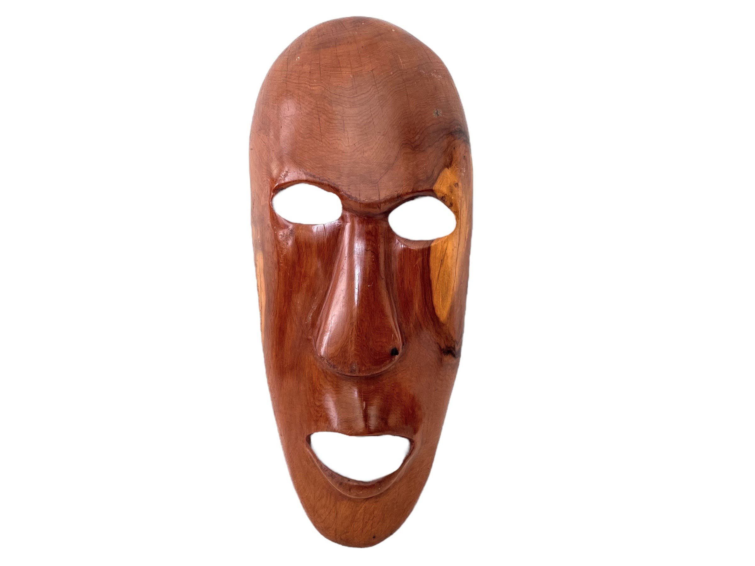  African Tribal Mask Artifact Display Stand, Holder, TA