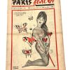 Vintage French Paris Flirt Number 396 29/8/1964 Adult Comic Newspaper Humour Fantasy Cartoons Romance Memorabilia Collector c1964-65 / EVE