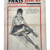 Vintage French Paris Flirt Number 406 7/11/1964 Adult Comic Newspaper Humour Fantasy Cartoons Romance Memorabilia Collector c1964-65 / EVE