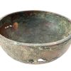 Ancient European Bronze Metal Bowl Dish Catch-All Ornament Decor Design Display Collector / EVE