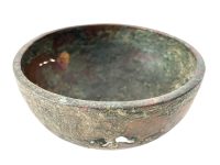 Ancient European Bronze Metal Bowl Dish Catch-All Ornament Decor Design Display Collector / EVE