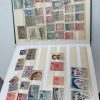 Vintage Stamp Album With Stamps Assorted Stamps Collector Gift Mongolia Liberia Monaco Ajman Grenada Germany c1950-80's / EVE