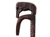 Alternative view of Vintage African Elephant Walking Stick Aid Man Gentlemans Decor DIsplay Prop Hallway Cloakroom Disabled c1950-60's
