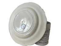 Alternative view of Antique French Black And White Ceramic Conversation Plate Serving Dish Table Wall Decor c1855