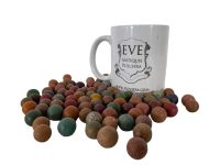 Alternative view of Antique French Unsorted Clay Marbles Marble Mixed Job Lot Collection Selection Toy Game Collector circa 1850-1900's