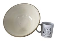 Alternative view of Vintage English Bread Dough Cake Mixing Bowl Kitchen Cooking Baking circa 1970-80's