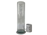 Alternative view of Vintage French Large Glass 2000ml Measuring Test Tube Vase Containers Jar Science Measuring circa 1950-60's