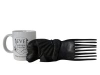 Alternative view of Vintage African Comb Afro Pick Bird Wood Hair Sculpture Carving Tribal Art Decor Slide Head Jewellery Accessories c1990-00's