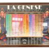 Vintage French La Genese Da Perfumes Perfume Ingredients Framed Wall Chart Poster circa 1980-90's