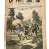 Antique French Le Petit Journal Newspaper Supplement Illustre Number 346 4/7/1897 Illustrations 8 Pages Memorabilia Collector c1897