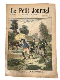 Antique French Le Petit Journal Newspaper Supplement Illustre Number 346 4/7/1897 Illustrations 8 Pages Memorabilia Collector c1897