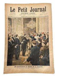 Antique French Le Petit Journal Newspaper Supplement Illustre Number 342 6/6/1897 Illustrations 8 Pages Memorabilia Collector c1897 3