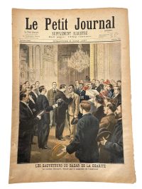 Antique French Le Petit Journal Newspaper Supplement Illustre Number 355 5/9/1897 Illustrations 8 Pages Memorabilia Collector c1897