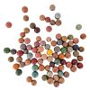 Antique French Unsorted Clay Marbles Marble Mixed Job Lot Collection Selection Toy Game Collector circa 1850-1900's