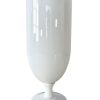 Large Vase Vintage French White Opaline Milk Glass Large Display Ceremony Table Centrepiece c1940-50's
