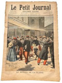 Antique French Le Petit Journal Newspaper Supplement Illustre Number 353 22/8/1897 Illustrations 8 Pages Memorabilia Collector c1897