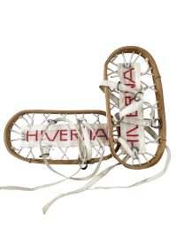 Vintage French Strap On Hiverna Snow Shoes Mountaineering Medium Large Adult Size circa 1980-90’s