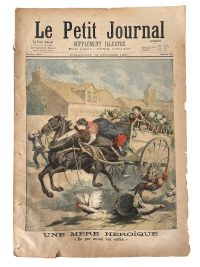Antique French Le Petit Journal Newspaper Supplement Illustre Number 360 10/10/1897 Illustrations 8 Pages Memorabilia Collector c1897