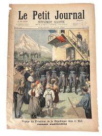 Antique French Le Petit Journal Newspaper Supplement Illustre Number 355 5/9/1897 Illustrations 8 Pages Memorabilia Collector c1897