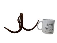 Alternative view of Vintage French Large Butcher Meat Kitchen Hanging Hook rustic rural rusty shop display agricultural industrial dungeon c1930-50's