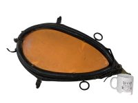 Alternative view of Vintage French Horse Collar Mirror Farmer Agriculture Horse Tack Hallway Entryway Stable Farmhouse Decor circa 1950's / EVE