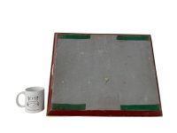 Alternative view of Vintage English Aylesbury Steeple Chase Metal Serving Eating Dining Lap Dinner Tray Trivet Topper circa 1960-70's