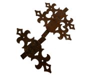 Alternative view of Vintage French Small Metal Iron Cupboard Door Closer Latch Catch Lock circa 1930-50's