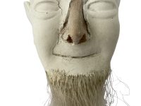 Alternative view of Vintage Marionette Puppet Head Plaster Toy Decorative Collectable Puppetry Vintage Puppetmaster Gift c1960-70's