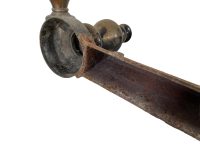 Alternative view of Vintage French Pair Of Firedogs Andirons Chenets Fireplace Cast Iron Brass Fireplace Decor Accessories Ornament Chateau c1960-70's / EVE