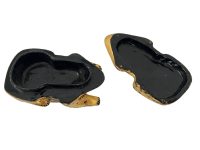 Alternative view of Vintage Burmese Painted Frog Lacquer Small Storage Box Dish Pot Bowl Jewellery Ring circa 1970-80's