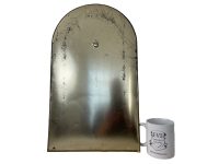 Alternative view of Vintage Moroccan Arabian Tunisian Islamic Mirror Brass Copper Metal Glass Wall Hanging Decor c1980-90's / EVE